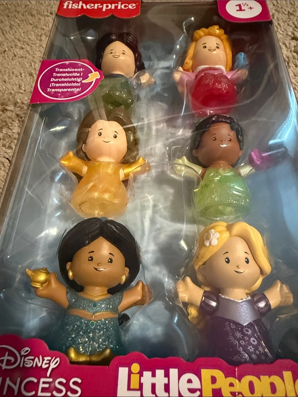 Fisher-Price Disney Princess Little People Shimmer & GlowFigure Set